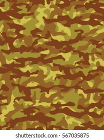 Fashionable camouflage pattern, vector illustration.Millatry print .Seamless vector wallpaper