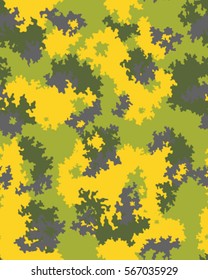 Fashionable camouflage pattern, vector illustration.Millatry print .Seamless vector wallpaper