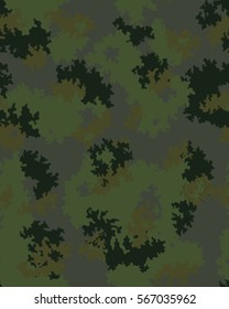 Fashionable camouflage pattern, vector illustration.Millatry print .Seamless vector wallpaper
