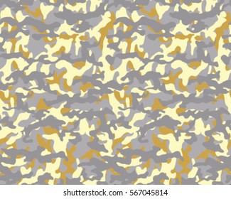 Fashionable camouflage pattern, vector illustration.Millatry print .Seamless vector wallpaper