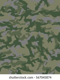 Fashionable camouflage pattern, vector illustration.Millatry print .Seamless vector wallpaper