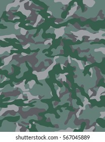 Fashionable camouflage pattern, vector illustration.Millatry print .Seamless vector wallpaper