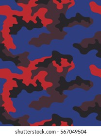Fashionable camouflage pattern, vector illustration.Millatry print .Seamless vector wallpaper
