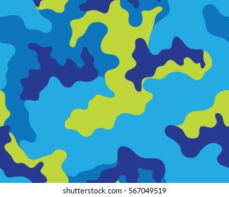 Fashionable camouflage pattern, vector illustration.Millatry print .Seamless vector wallpaper