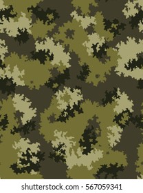 Fashionable camouflage pattern, vector illustration.Millatry print .Seamless vector wallpaper