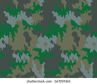 Fashionable camouflage pattern, vector illustration.Millatry print .Seamless vector wallpaper