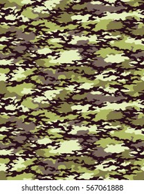 Fashionable camouflage pattern, vector illustration.Millatry print .Seamless vector wallpaper