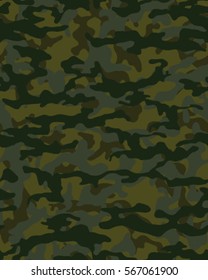 Fashionable camouflage pattern, vector illustration.Millatry print .Seamless vector wallpaper