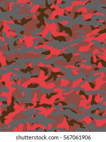 Fashionable camouflage pattern, vector illustration.Millatry print .Seamless vector wallpaper