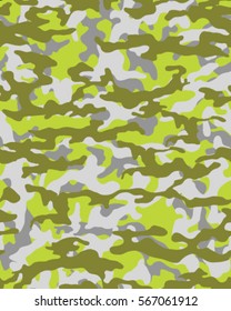 Fashionable camouflage pattern, vector illustration.Millatry print .Seamless vector wallpaper