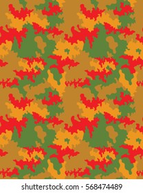 Fashionable camouflage pattern, vector illustration.Millatry print .Seamless vector wallpaper