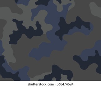 Fashionable camouflage pattern, vector illustration.Millatry print .Seamless vector wallpaper