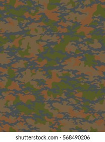 Fashionable camouflage pattern, vector illustration.Millatry print .Seamless vector wallpaper