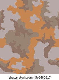 Fashionable camouflage pattern, vector illustration.Millatry print .Seamless vector wallpaper