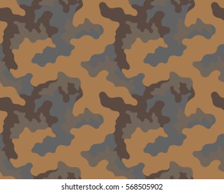 Fashionable camouflage pattern, vector illustration.Millatry print .Seamless vector wallpaper