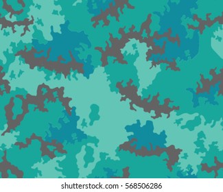 Fashionable camouflage pattern, vector illustration.Millatry print .Seamless vector wallpaper