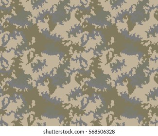 Fashionable camouflage pattern, vector illustration.Millatry print .Seamless vector wallpaper