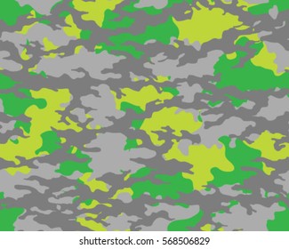 Fashionable camouflage pattern, vector illustration.Millatry print .Seamless vector wallpaper