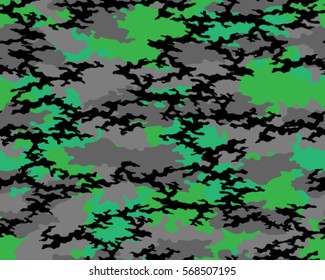 Fashionable camouflage pattern, vector illustration.Millatry print .Seamless vector wallpaper