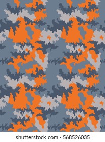 Fashionable camouflage pattern, vector illustration.Millatry print .Seamless vector wallpaper