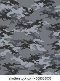 Fashionable camouflage pattern, vector illustration.Millatry print .Seamless vector wallpaper