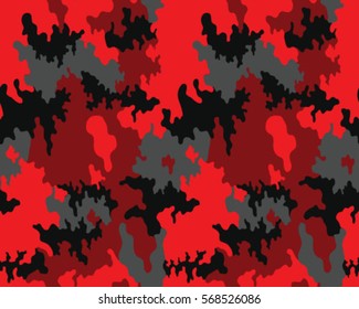 Fashionable camouflage pattern, vector illustration.Millatry print .Seamless vector wallpaper