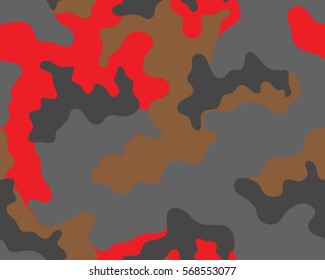 Fashionable camouflage pattern, vector illustration.Millatry print .Seamless vector wallpaper