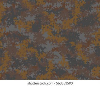 Fashionable camouflage pattern, vector illustration.Millatry print .Seamless vector wallpaper