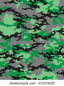 Fashionable camouflage pattern, vector illustration.Millatry print .Seamless vector wallpaper