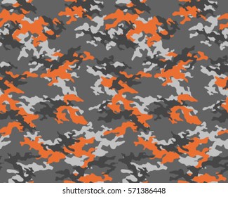 Fashionable camouflage pattern, vector illustration.Millatry print .Seamless vector wallpaper