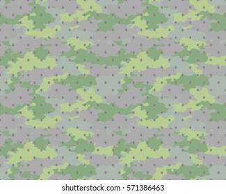 Fashionable camouflage pattern, vector illustration.Millatry print .Seamless vector wallpaper