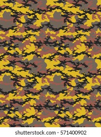 Fashionable camouflage pattern, vector illustration.Millatry print .Seamless vector wallpaper