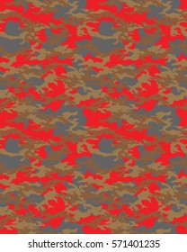 Fashionable camouflage pattern, vector illustration.Millatry print .Seamless vector wallpaper