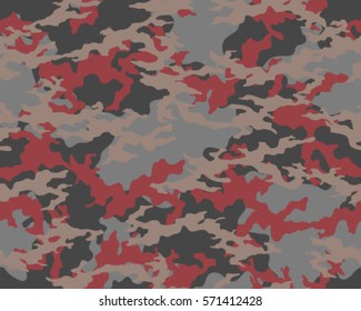 Fashionable camouflage pattern, vector illustration.Millatry print .Seamless vector wallpaper