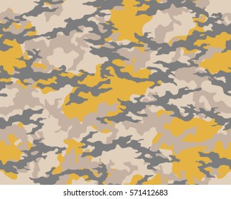 Fashionable camouflage pattern, vector illustration.Millatry print .Seamless vector wallpaper