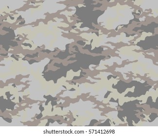 Fashionable camouflage pattern, vector illustration.Millatry print .Seamless vector wallpaper
