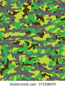 Fashionable camouflage pattern, vector illustration.Millatry print .Seamless vector wallpaper