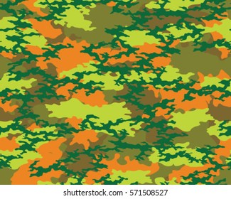 Fashionable camouflage pattern, vector illustration.Millatry print .Seamless vector wallpaper