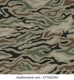 Fashionable camouflage pattern, vector illustration.Millatry print .Seamless vector wallpaper