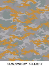 Fashionable camouflage pattern, vector illustration.Millatry print .Seamless vector wallpaper