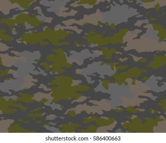 Fashionable camouflage pattern, vector illustration.Millatry print .Seamless vector wallpaper