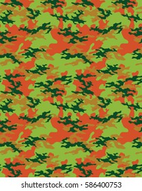 Fashionable camouflage pattern, vector illustration.Millatry print .Seamless vector wallpaper