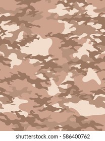 Fashionable camouflage pattern, vector illustration.Millatry print .Seamless vector wallpaper