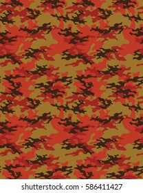 Fashionable camouflage pattern, vector illustration.Millatry print .Seamless vector wallpaper