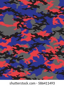 Fashionable camouflage pattern, vector illustration.Millatry print .Seamless vector wallpaper
