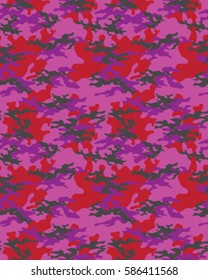 Fashionable camouflage pattern, vector illustration.Millatry print .Seamless vector wallpaper