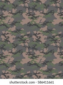 Fashionable camouflage pattern, vector illustration.Millatry print .Seamless vector wallpaper