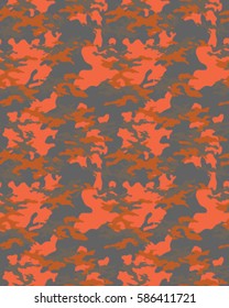 Fashionable camouflage pattern, vector illustration.Millatry print .Seamless vector wallpaper