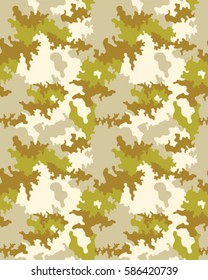 Fashionable camouflage pattern, vector illustration.Millatry print .Seamless vector wallpaper