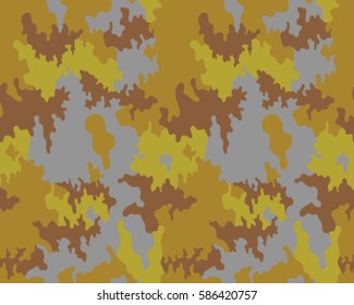 Fashionable camouflage pattern, vector illustration.Millatry print .Seamless vector wallpaper